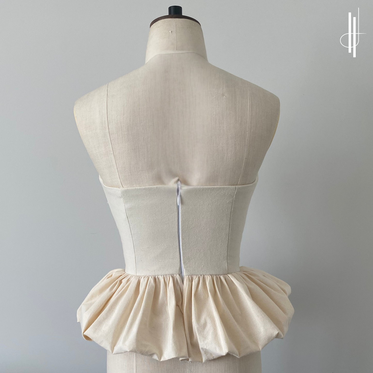 'Iris' Bubble Hem Corset PDF Sewing Pattern and Sewing Instructions