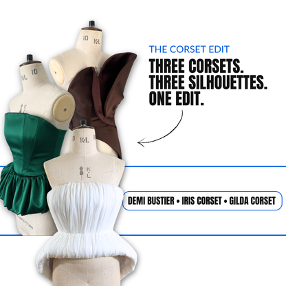 'The Corset Edit' PDF Sewing Pattern and Sewing Instructions
