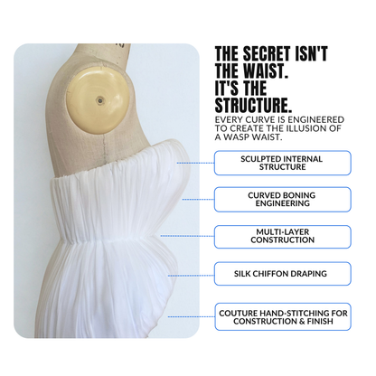 'Gilda' Sculpted Corset PDF Sewing Pattern and Sewing Instructions in 7 sizes