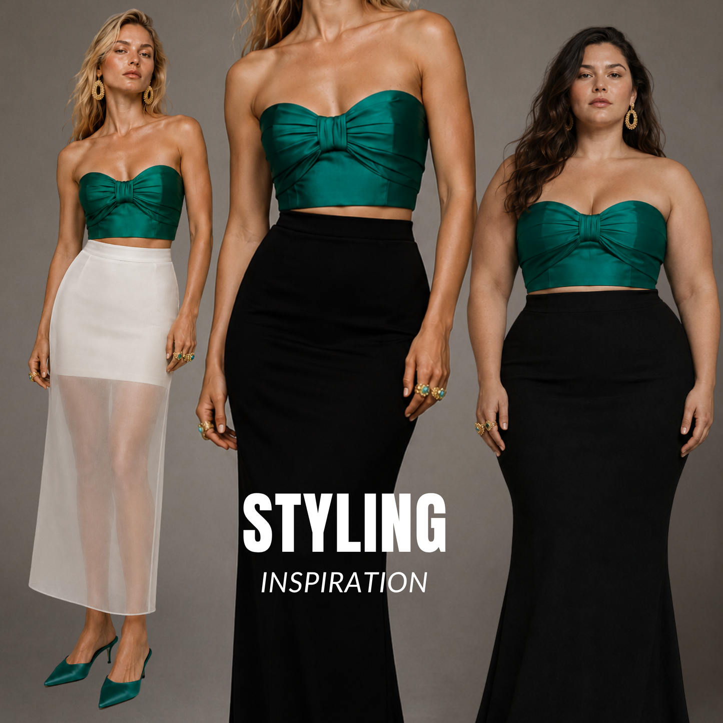 'Emma' Bustier PDF Sewing Pattern and Video Tutorial in 7 sizes