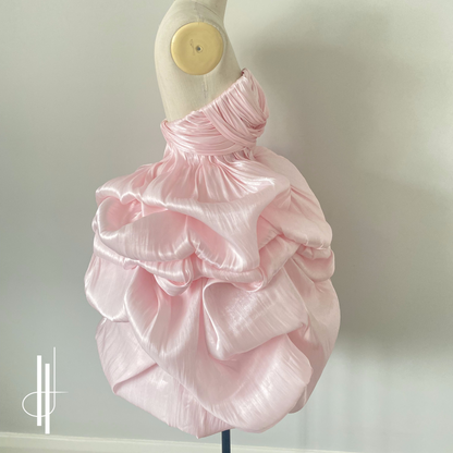 'Elara' Couture Draped Mini Dress PDF Sewing Pattern,Sewing Instructions and Draping Tutorial