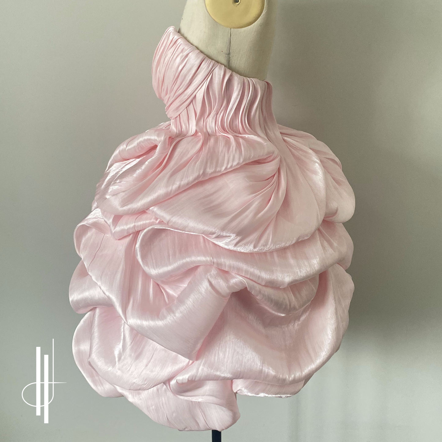 'Elara' Couture Draped Mini Dress PDF Sewing Pattern,Sewing Instructions and Draping Tutorial