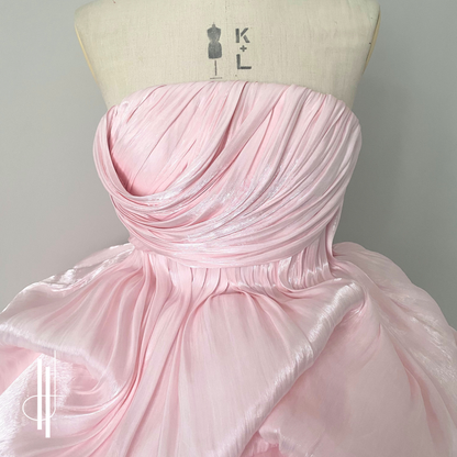 'Elara' Couture Draped Mini Dress PDF Sewing Pattern,Sewing Instructions and Draping Tutorial