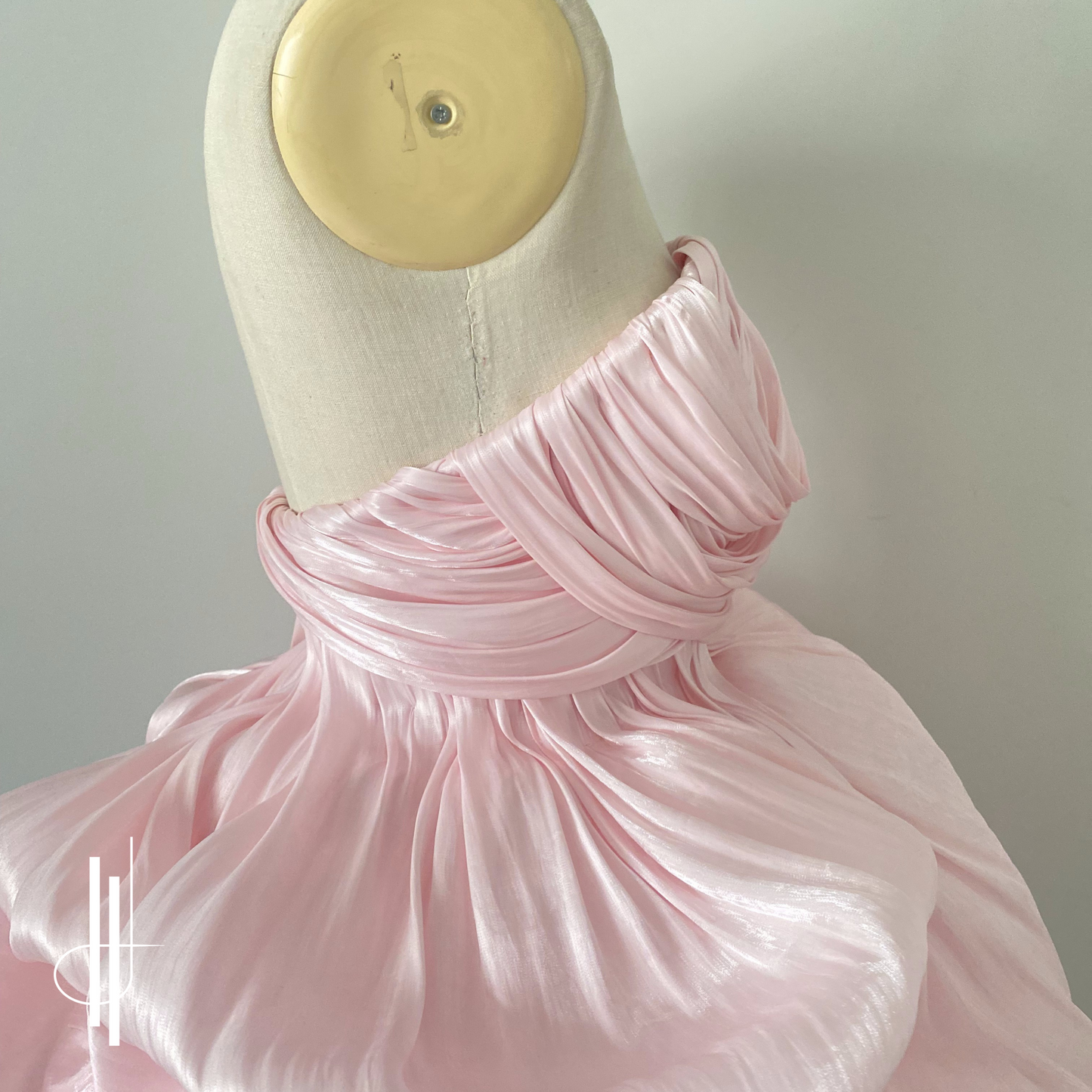 'Elara' Couture Draped Mini Dress PDF Sewing Pattern,Sewing Instructions and Draping Tutorial