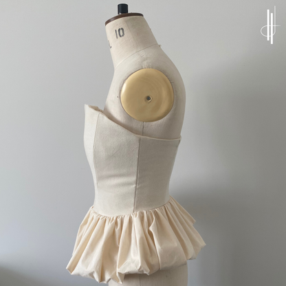 'Iris' Bubble Hem Corset PDF Sewing Pattern and Sewing Instructions